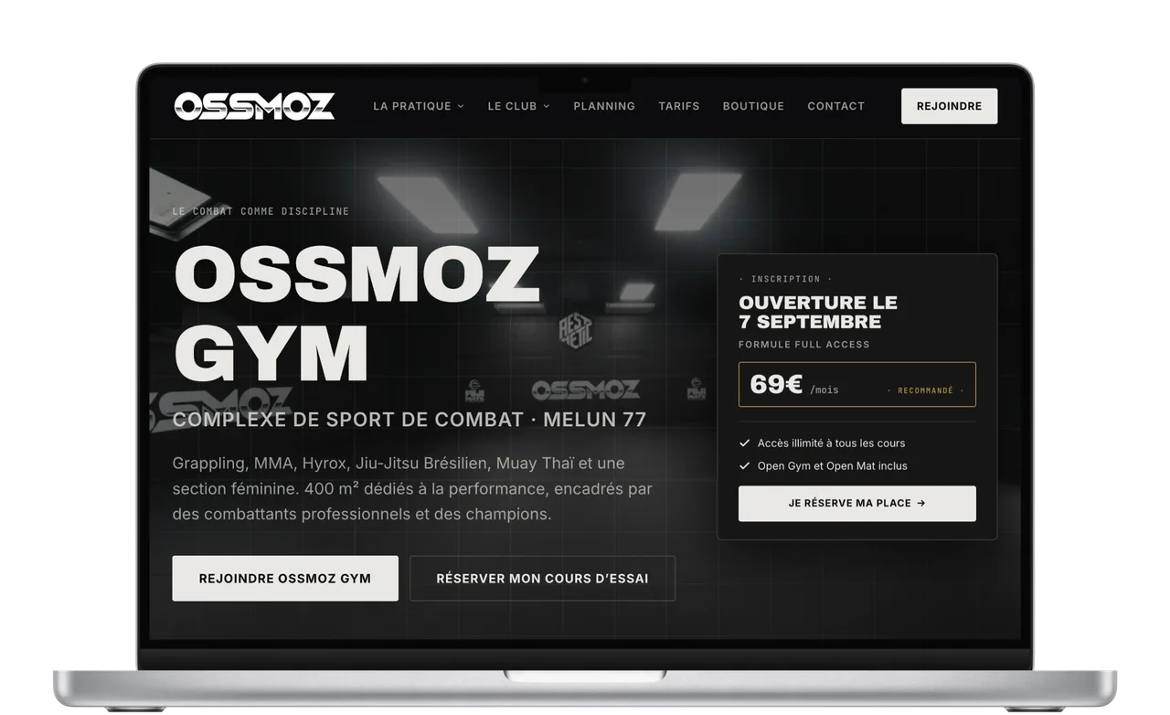 Aperçu du site ossmoz.fr, Ossmoz