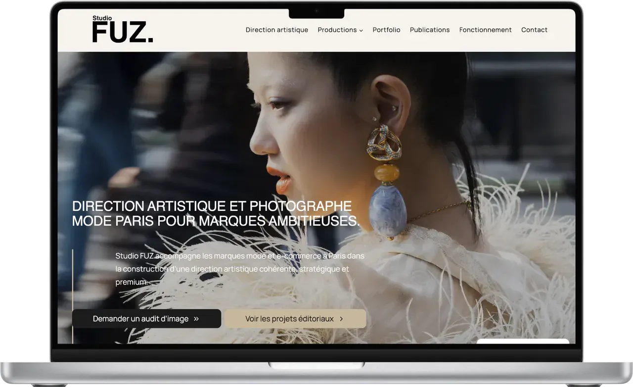 Aperçu du site studio-fuz.com — Studio FUZ
